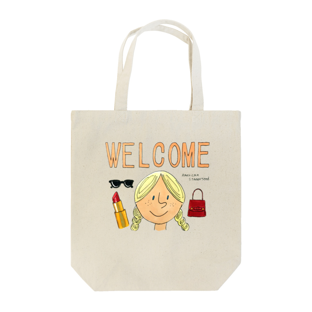 americanstaaarseedのWelcome to me! Tote Bag