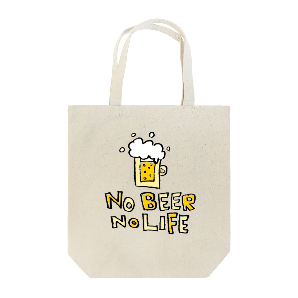 無彩色デザイン販売所のChildren's Art / ノービールノーライフ NO BEER NO LIFE トートバッグ