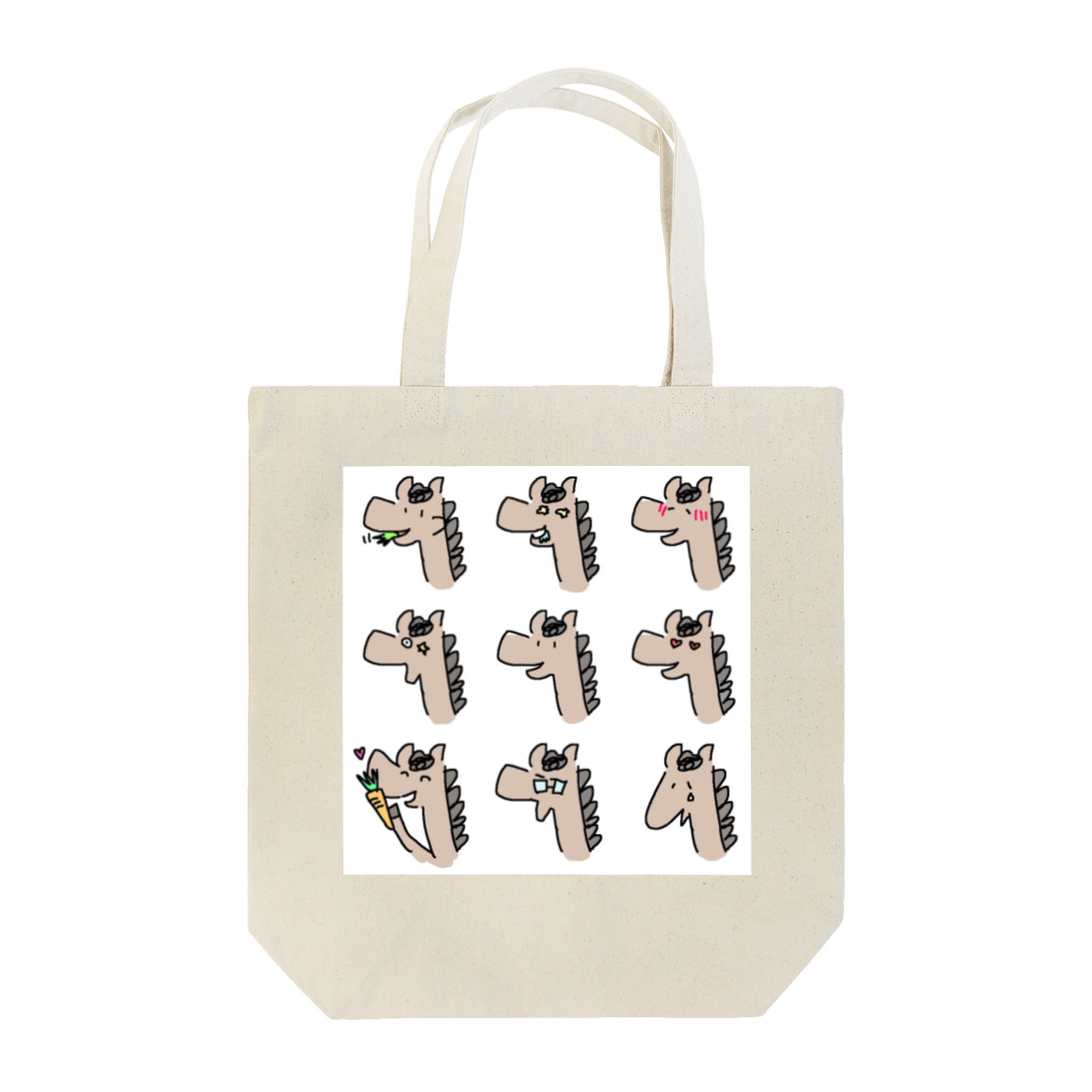 ぉんぉんぉんらいんしょっぷのなごんくん九面相 Tote Bag