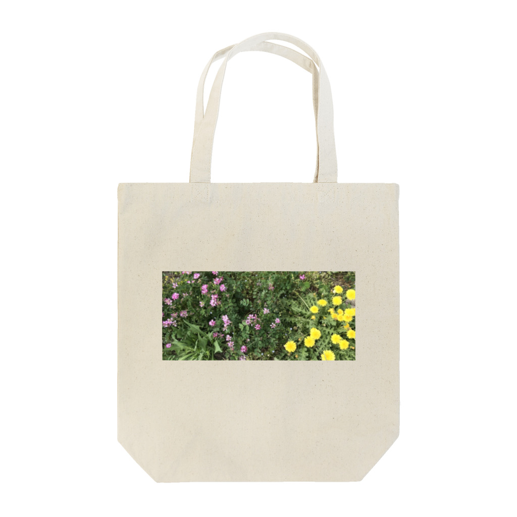 higanbanaの春の野の花 トートバッグ