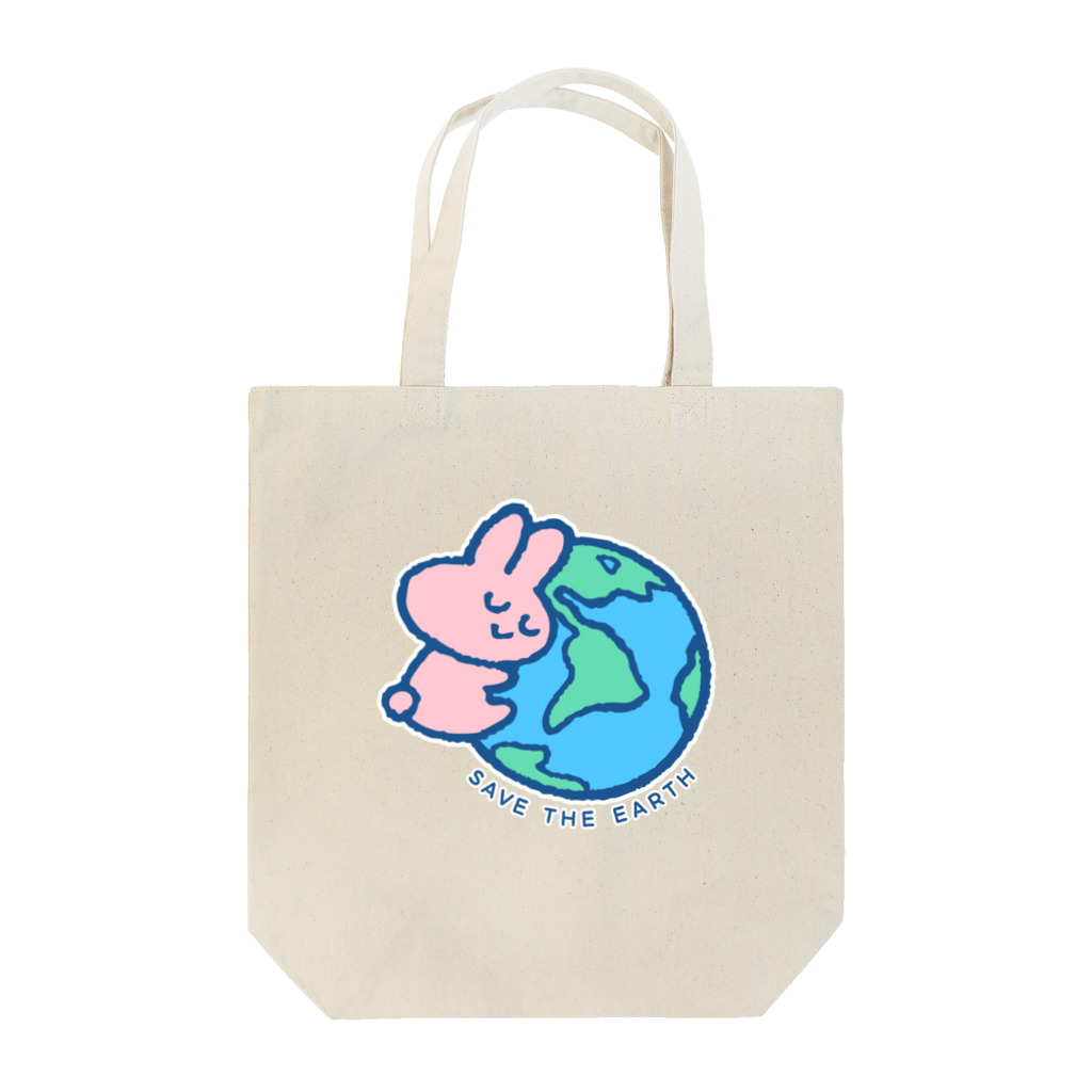 ぷわぷわぺこの地球をまもる Tote Bag