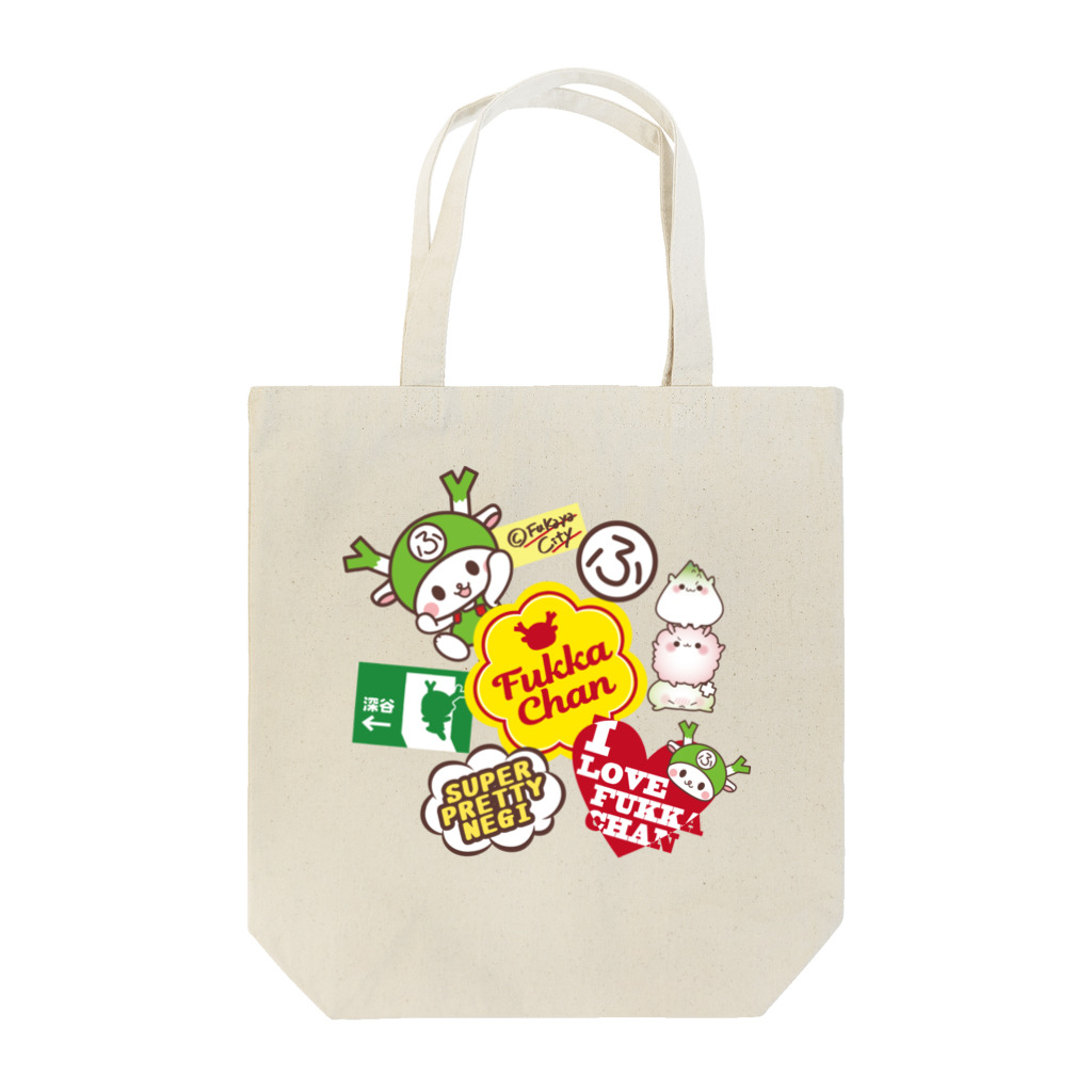 【FUKA FAM!】suzuri店のステッカーぺたぺた風 Tote Bag