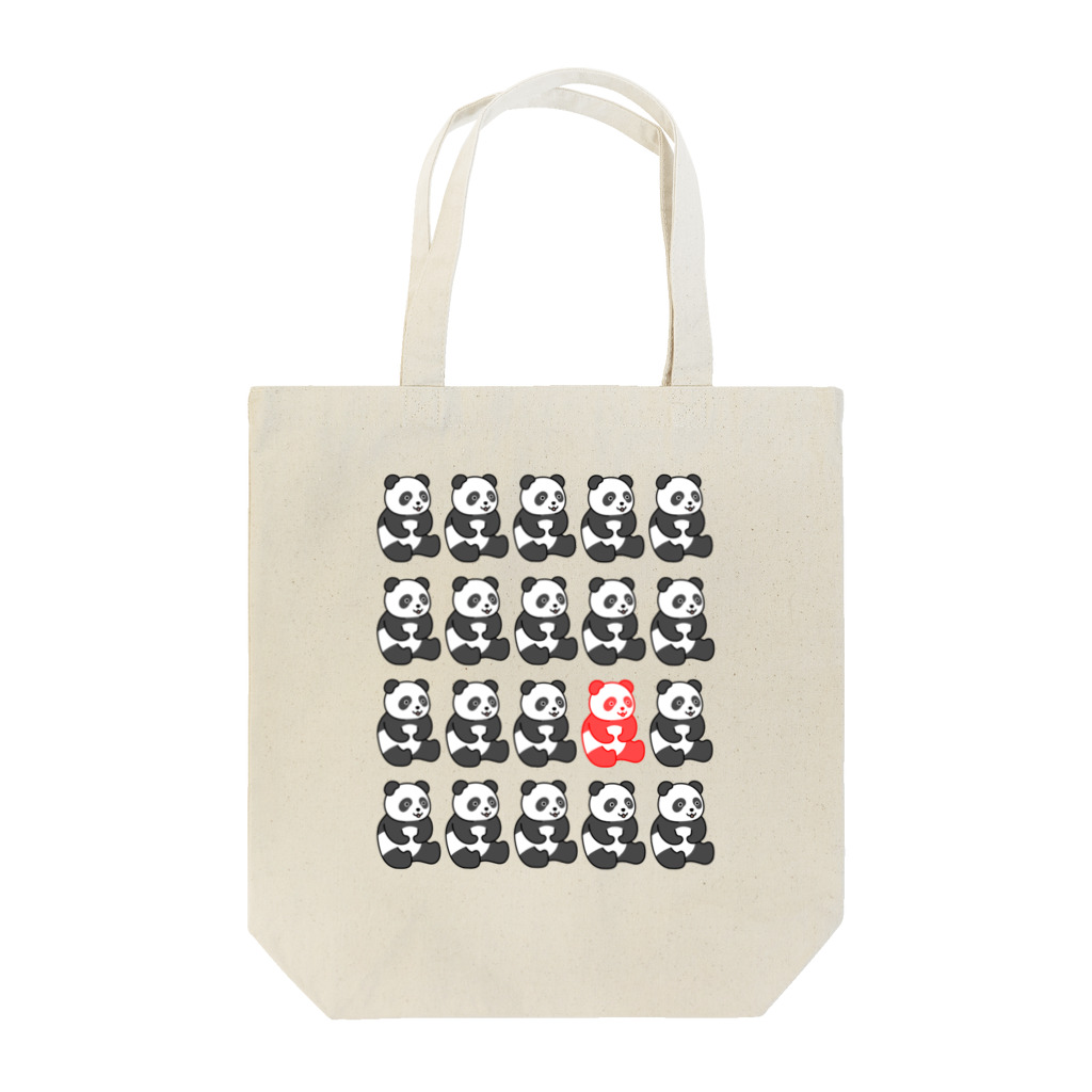 福の整列ぱんだ Tote Bag