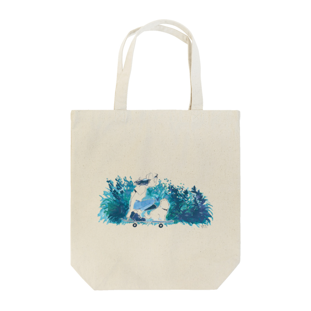 fujirooll SUZURI SHOPのスケーターガール Tote Bag