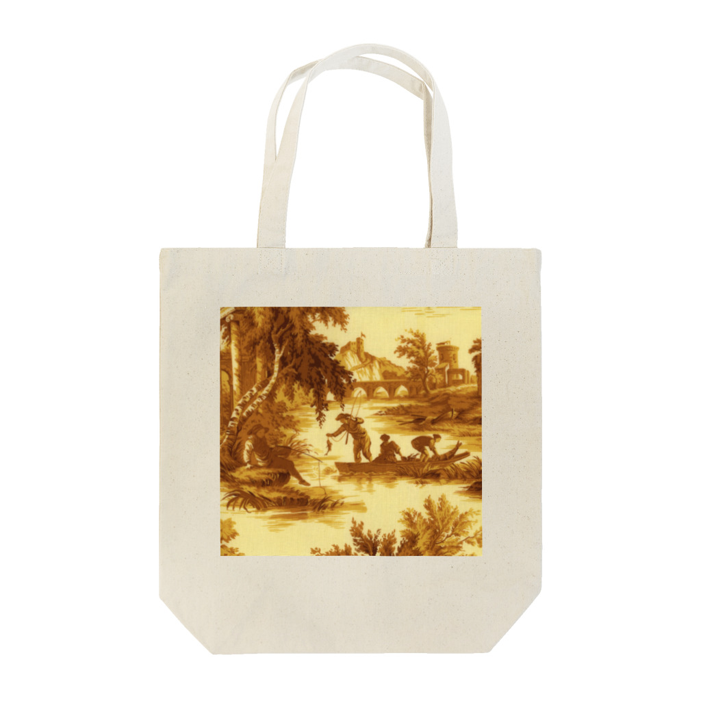 J. Jeffery Print Galleryのトワルドジュイ Toile de Jouy Tote Bag