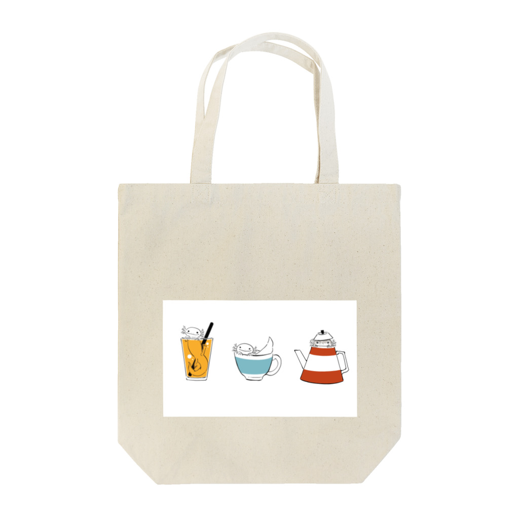 ぬたやの喫茶ウーパールーパーちゃん Tote Bag