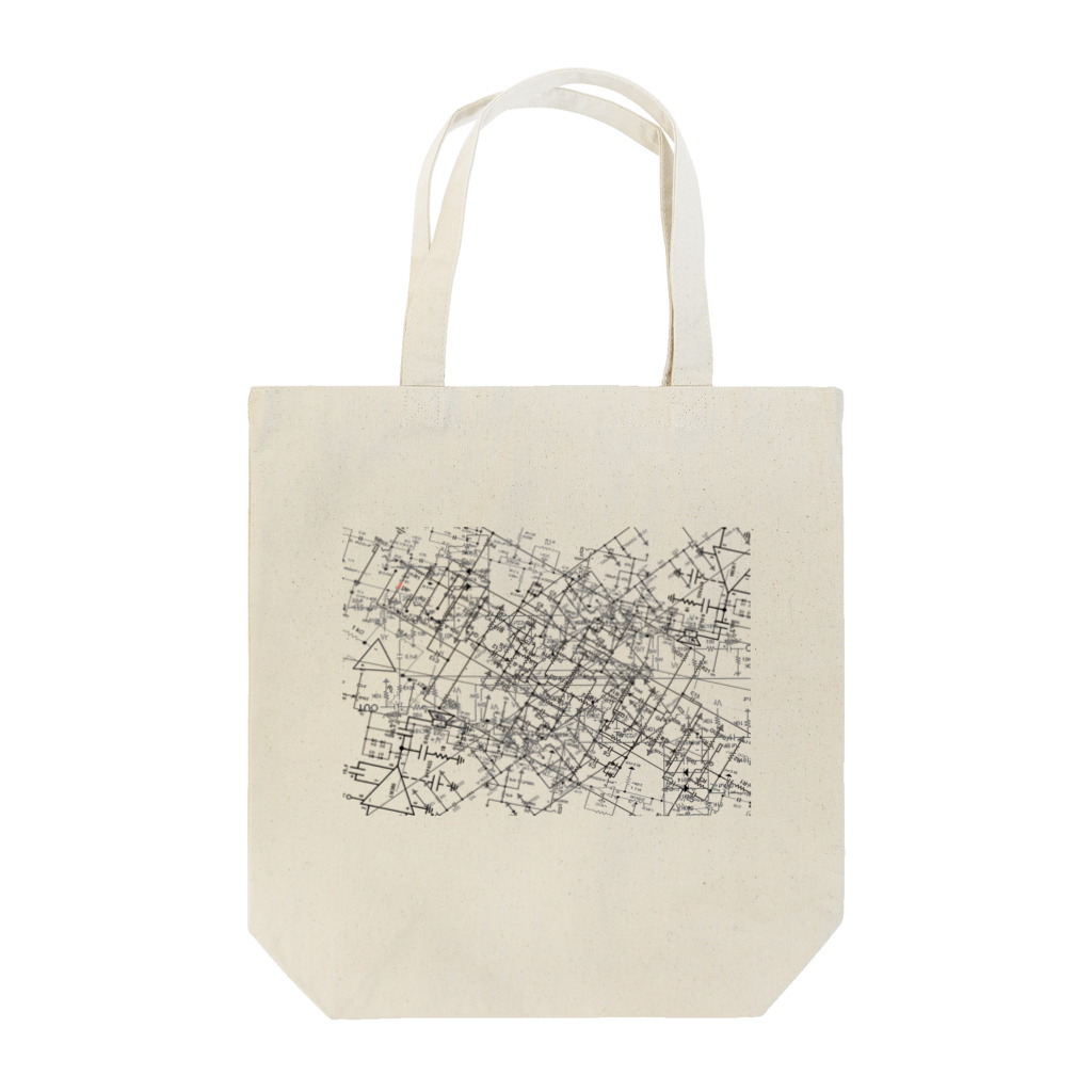 macoroのSchematic Tote Bag