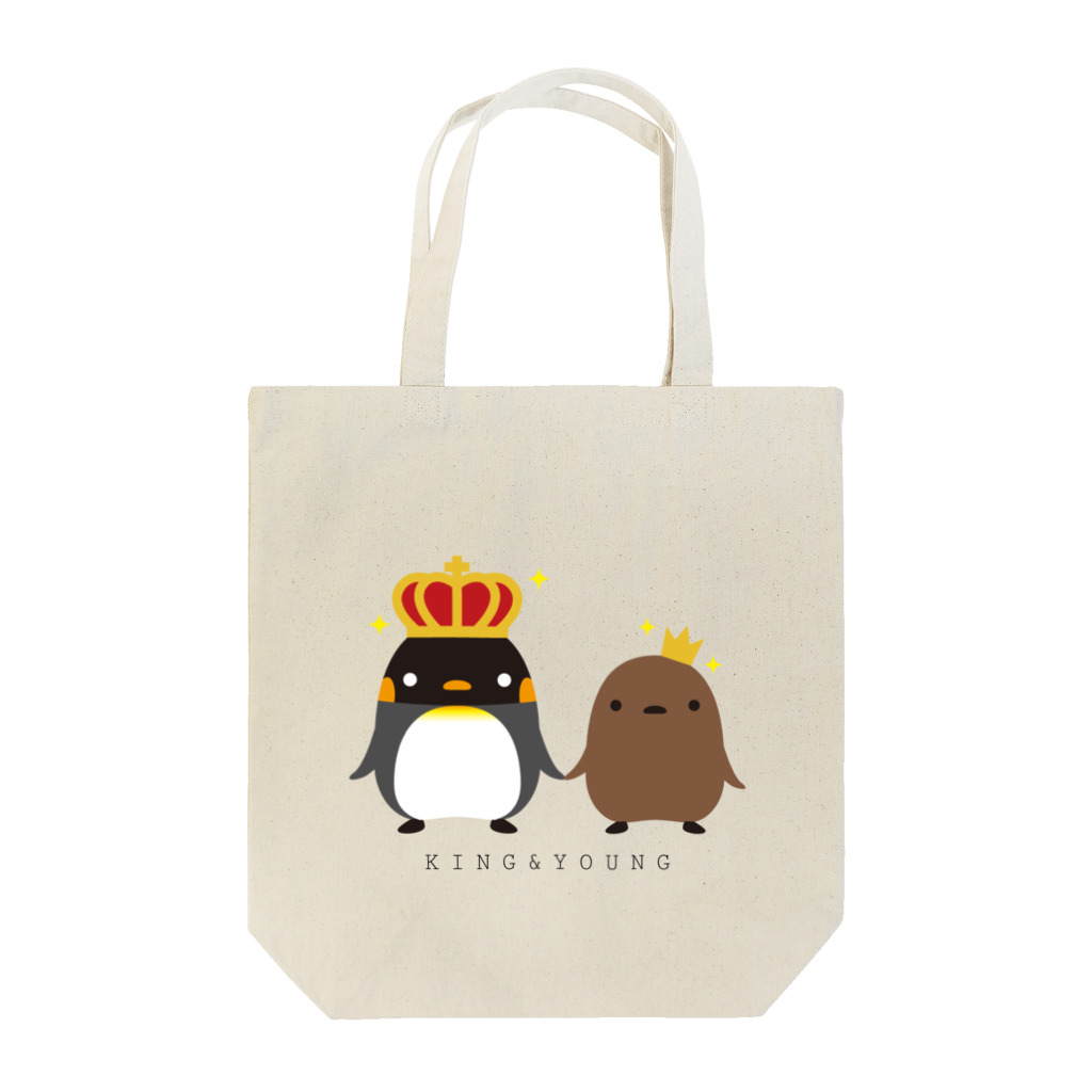 まるいペンギンの店のKING ＆ YOUNG Tote Bag