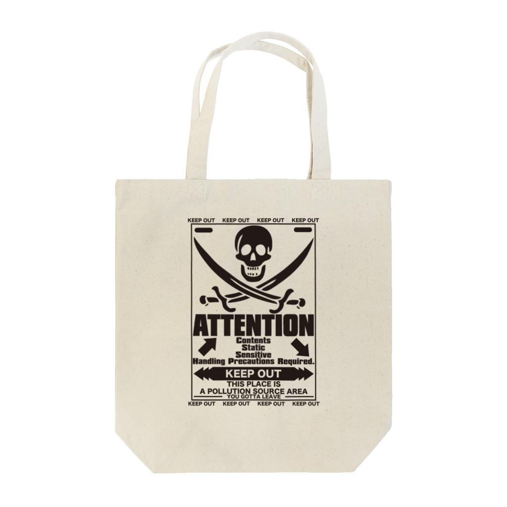 AURA_HYSTERICAのATTENTION Tote Bag