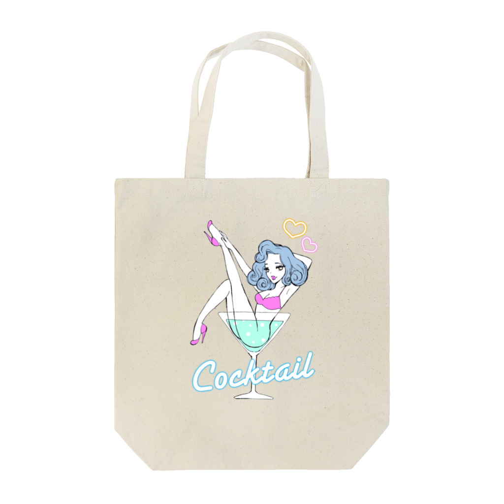 ヤマ ひかりのカクテルガール Tote Bag