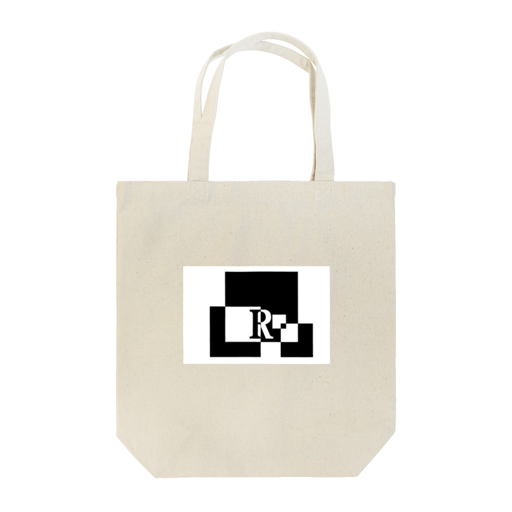 シンプルデザイン：Ｔシャツ・パーカー・スマートフォンケース・トートバッグ・マグカップのシンプルデザインアルファベットR Tote Bag