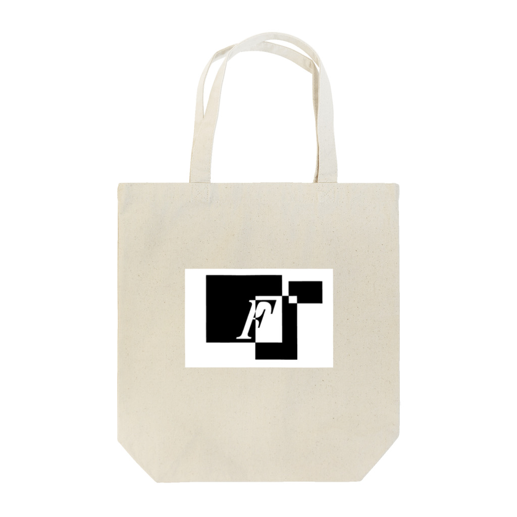 シンプルデザイン：Ｔシャツ・パーカー・スマートフォンケース・トートバッグ・マグカップのシンプルデザインアルファベットF Tote Bag