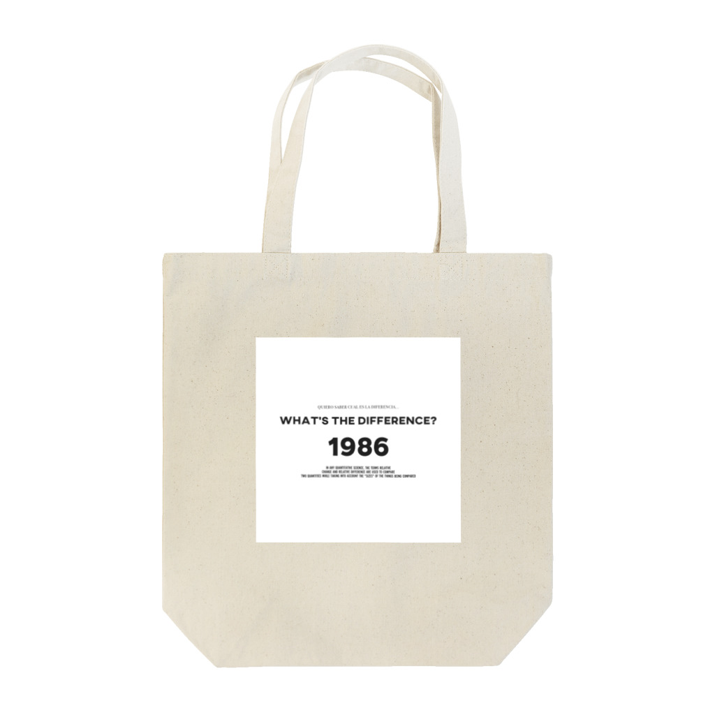 BUENA VIDAのWHAT'S THE DIFFERENT? Tote Bag