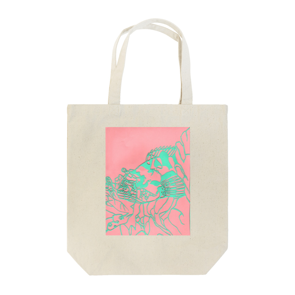 サカナオのカサゴ　切り絵 Tote Bag