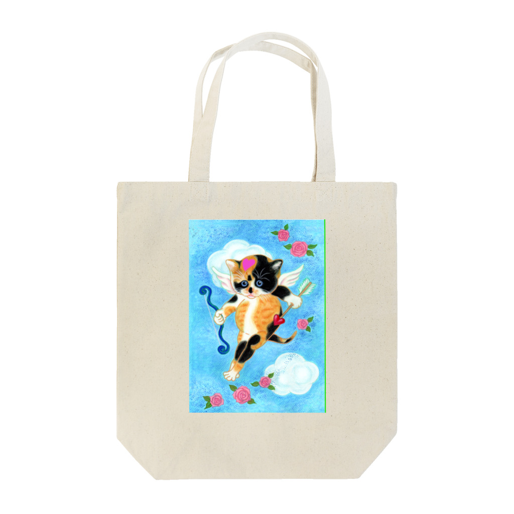 Annaのハートのニャミ キューピッド Tote Bag