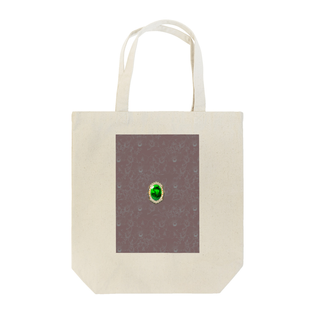kai-mimiのガーネット(緑) トートバッグ