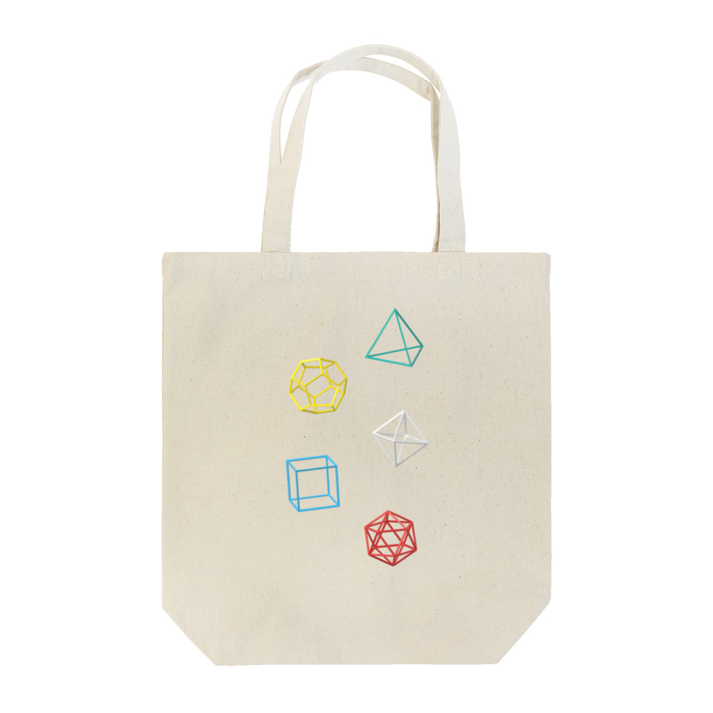 くらりのRegular Polyhedron Tote Bag