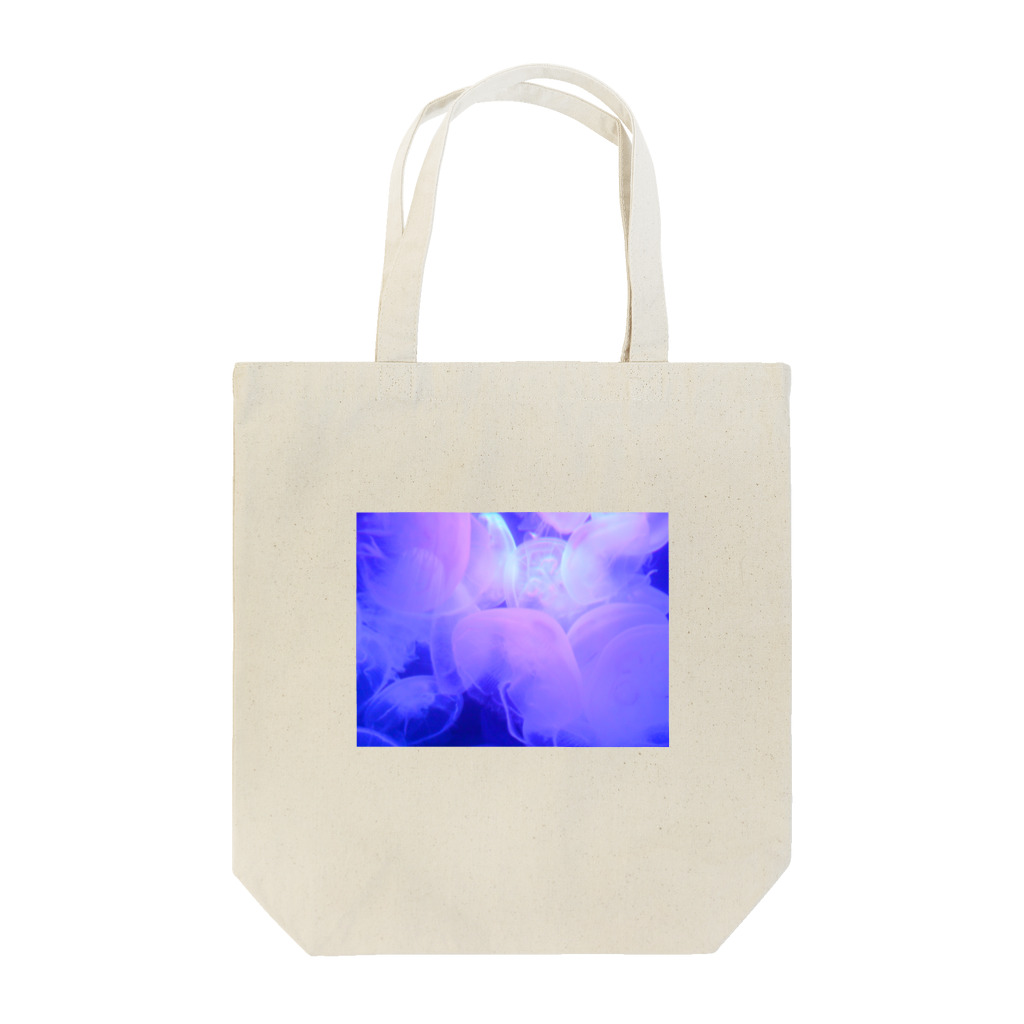 雪スナフのPurple jellyfish Tote Bag