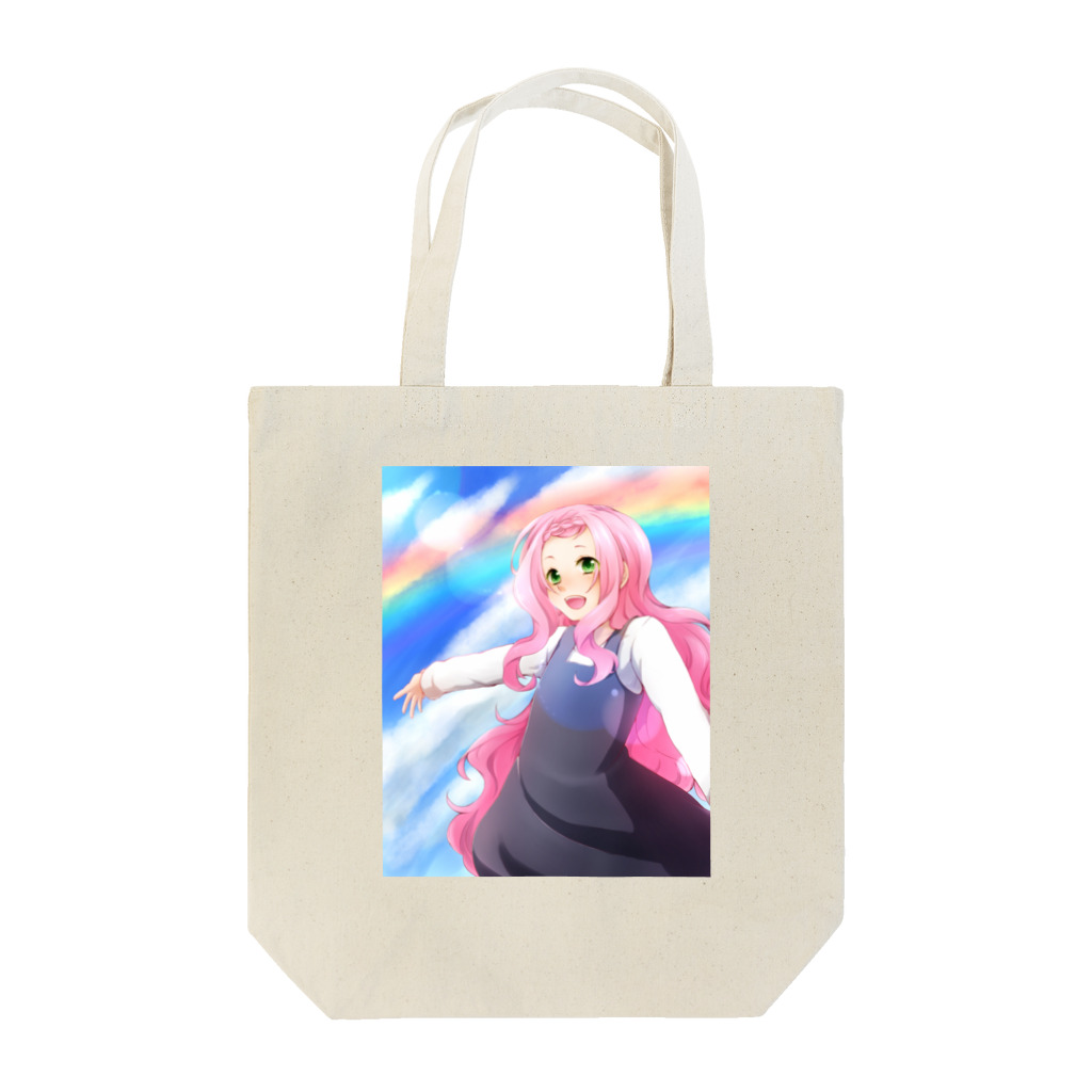 雀屋シユのover the rainbow Tote Bag