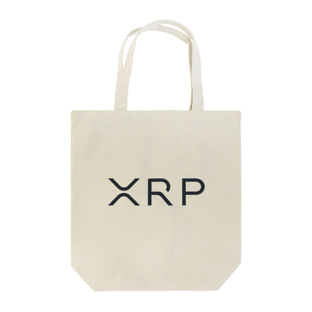 金融投資デザイン　カマラオンテ-ムラサキのXRP リップル ripple ロゴ 仮想通貨 暗号通貨 アルトコイン トートバッグ