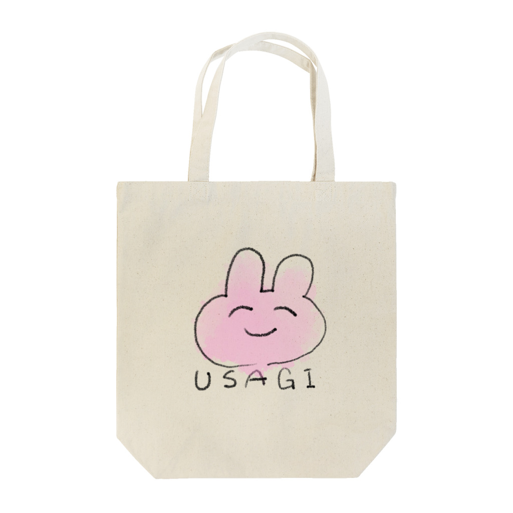 うまのにっこりうさぎ Tote Bag