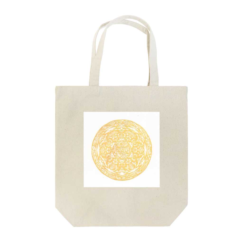 Maru ⭕ MandalaのMaru ⭕ Mandala 繁栄(白) Tote Bag