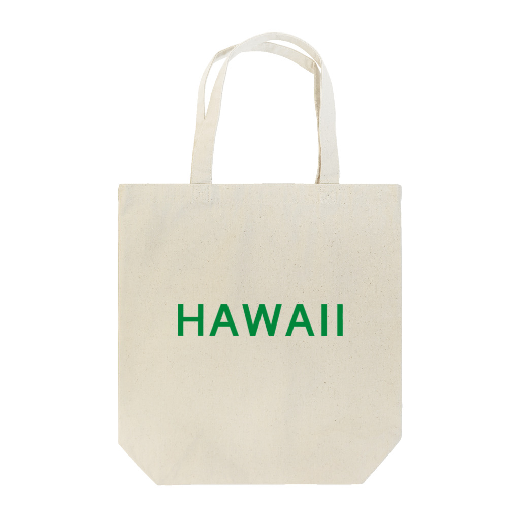 Souvenir HawaiiのJUST HAWAII (GREEN) トートバッグ