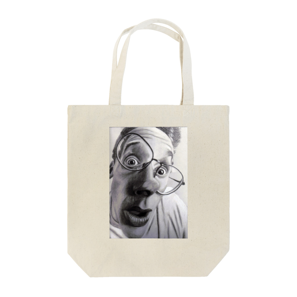 chiyoboonoのMan with Glasses Tote Bag