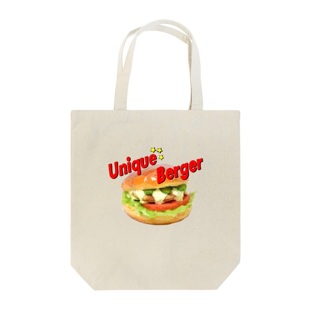 UNIQUE MANIACの「ハンバーガー」 トートバッグ