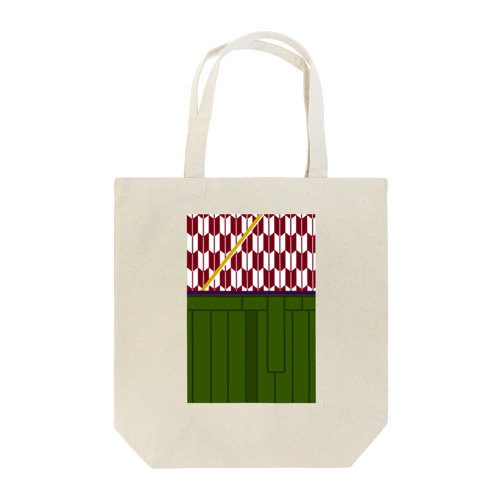 フェティシズムのハイカラさん(茜矢絣) Tote Bag