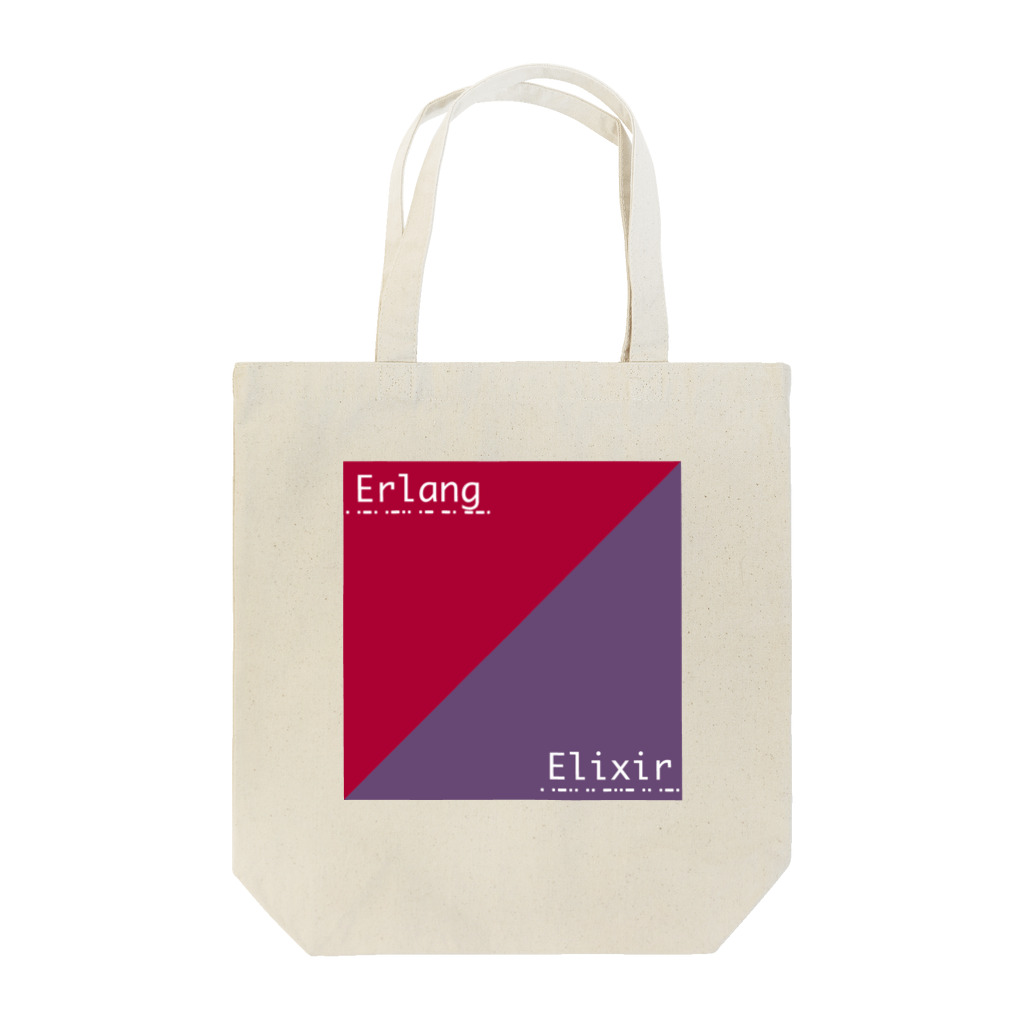 Erlang and Elixir shop by KRPEOのErlang and Elixir トートバッグ