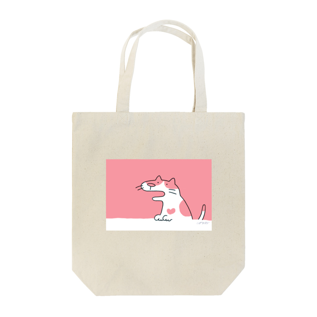 しろくまのかばん屋さん（SUZURI店）のぶちねこさん Tote Bag