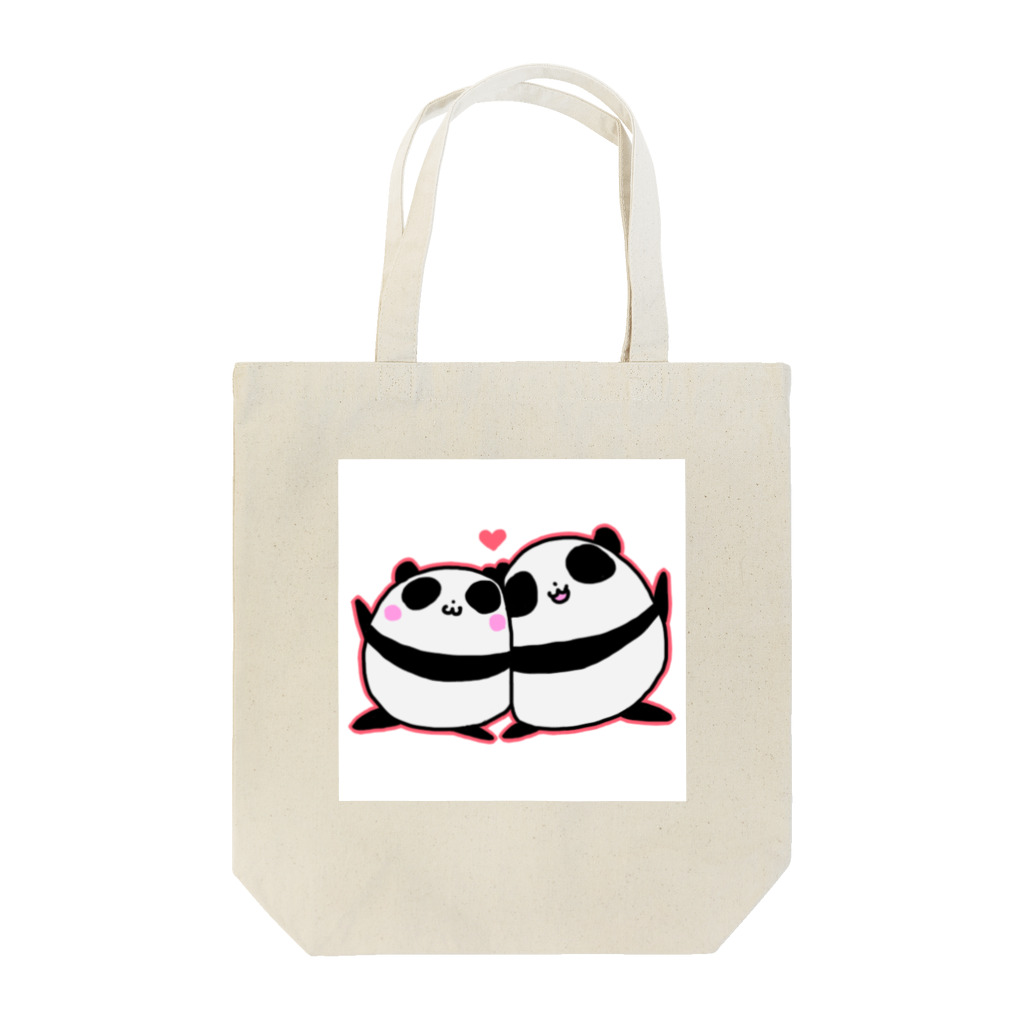 よいちのくっつきLOVEパンダ Tote Bag