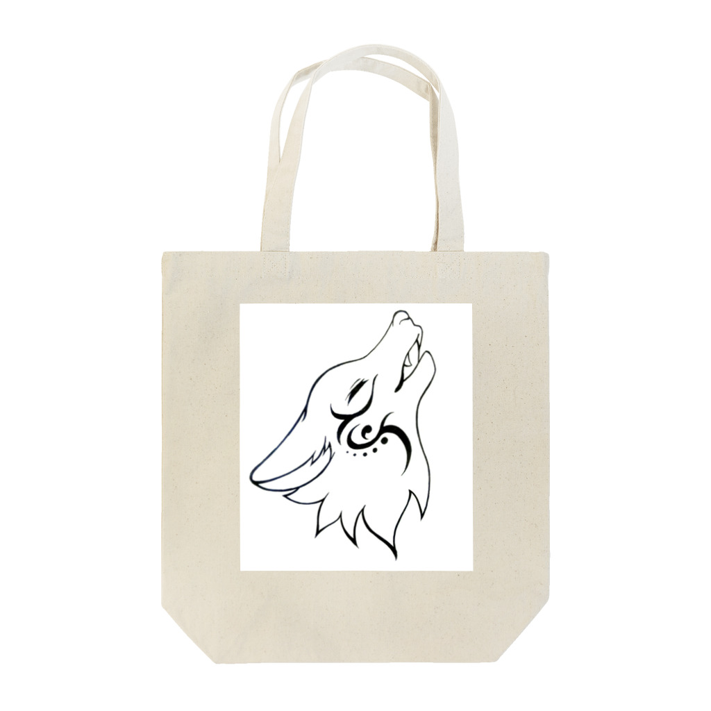 Hama-natsuのオオカミ Tote Bag