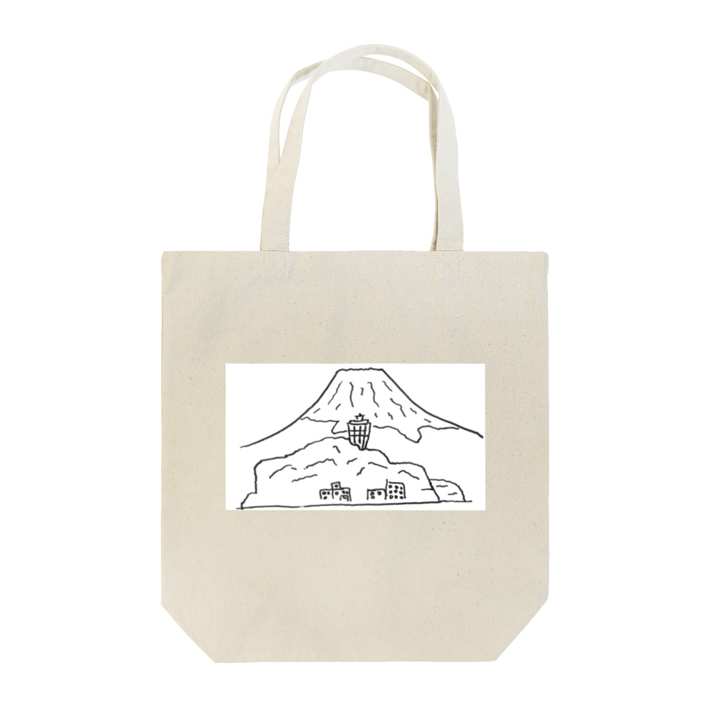OYAMADAY CHANNELの江ノ島・富士山 トートバッグ