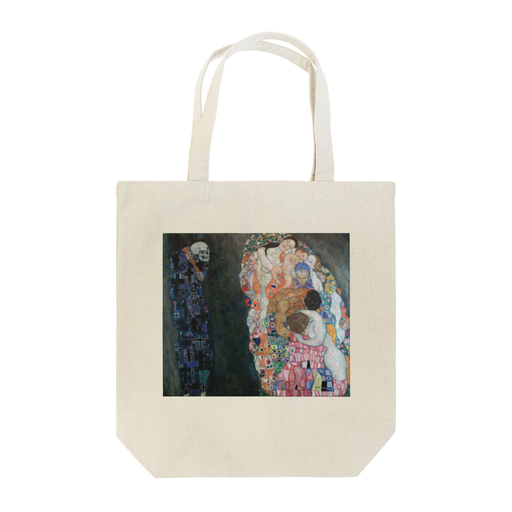 art-standard（アートスタンダード）の グスタフ・クリムト（Gustav Klimt） / 『死と生』（1915年） Tote Bag