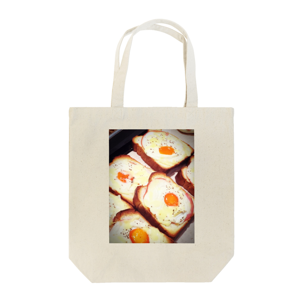 coronblanのハムエッグトースト Tote Bag
