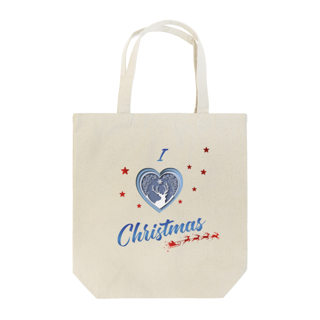 Studio Made in FranceのStudio Made in france 002 I love Christmas トートバッグ