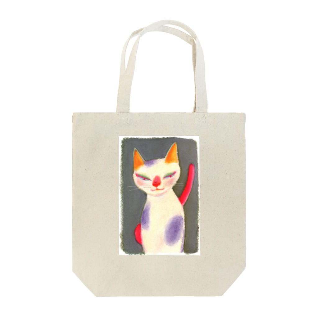 猫の絵　iPhoneケースとか　菫ごろの猫の絵だよ Tote Bag