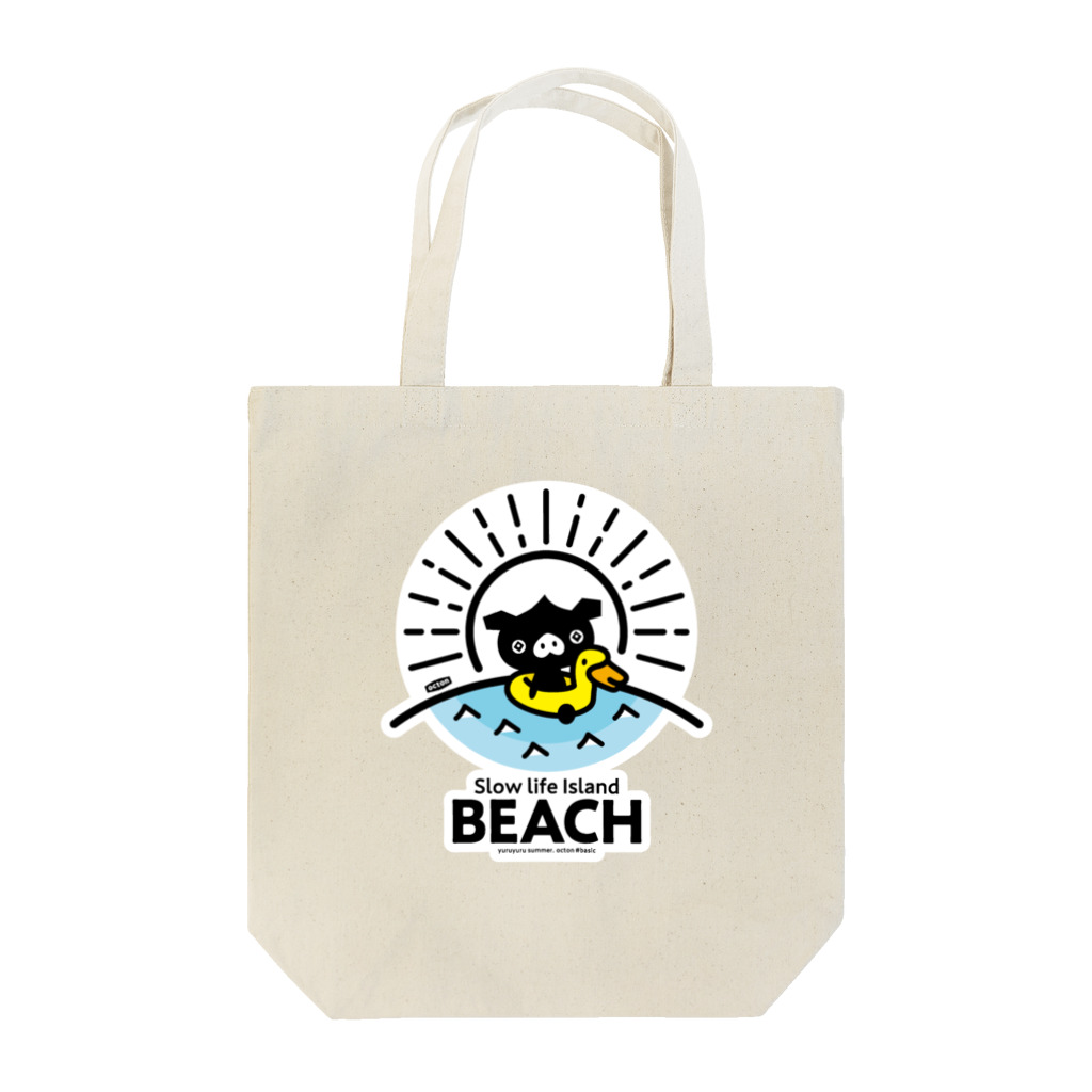 はちエンピツのocton Slow life Island BEACH #basic Tote Bag