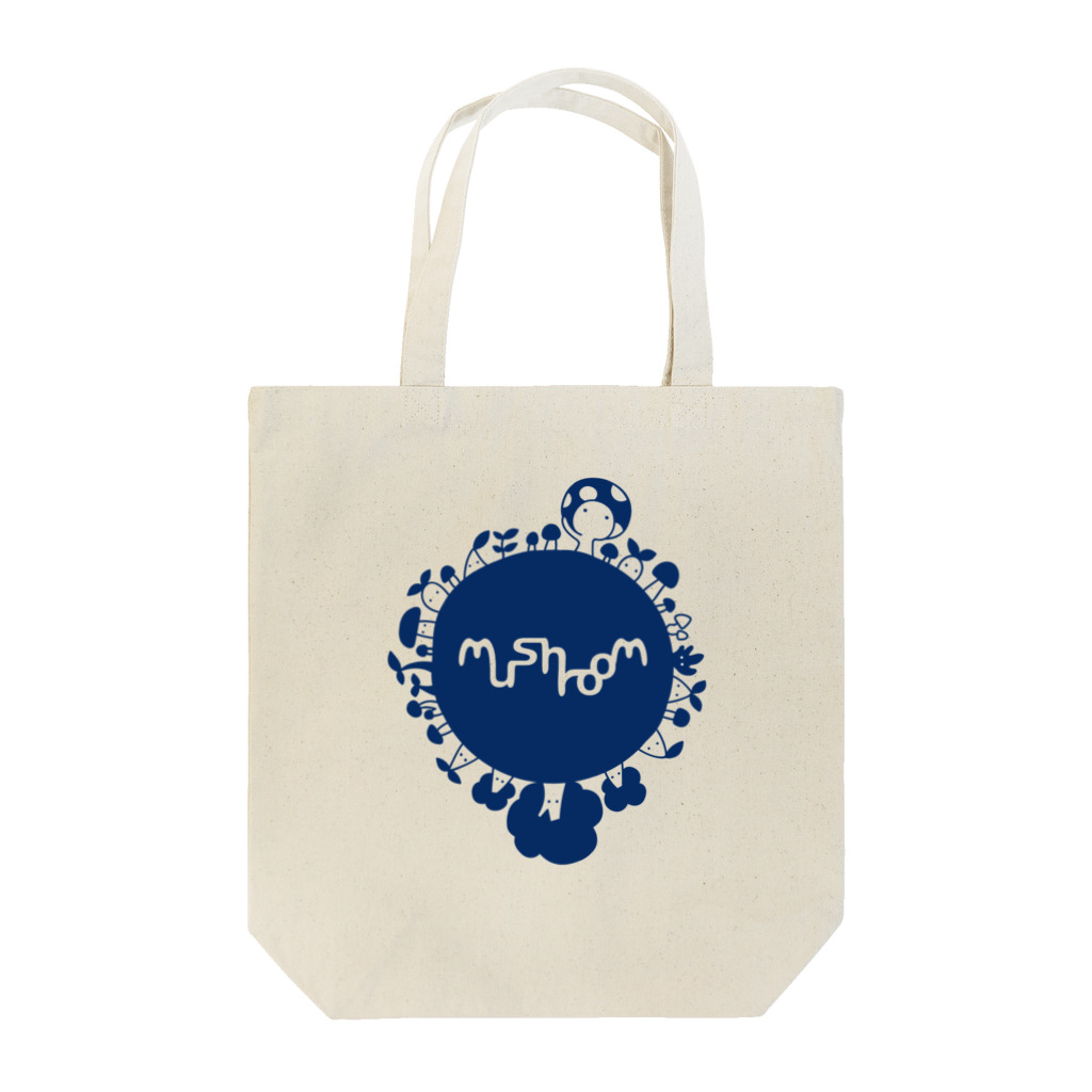 mushroomのきのこと地球トート Tote Bag