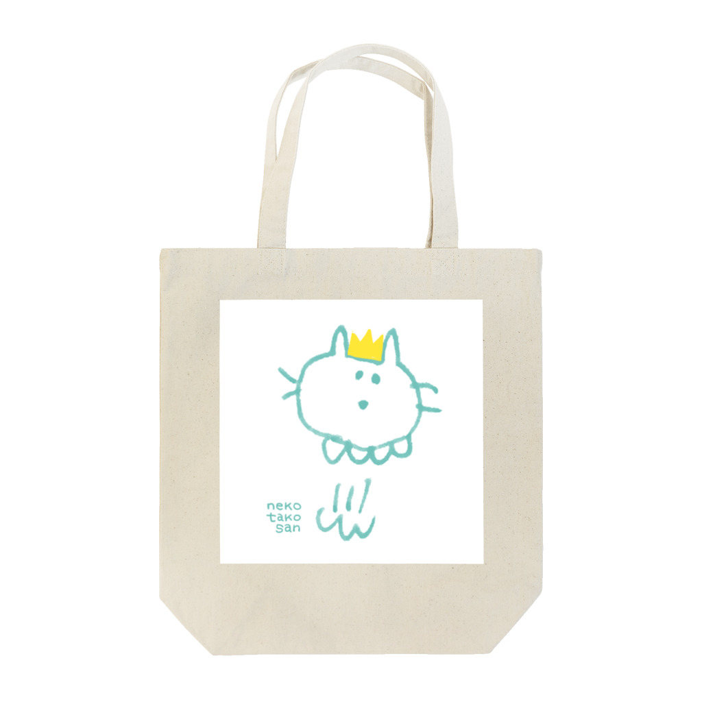 tonton!!のねこタコさん(king) Tote Bag