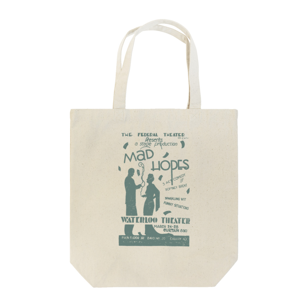 PD selectionのヴィンテージポスタートートバッグ（Mad Hopes） Tote Bag