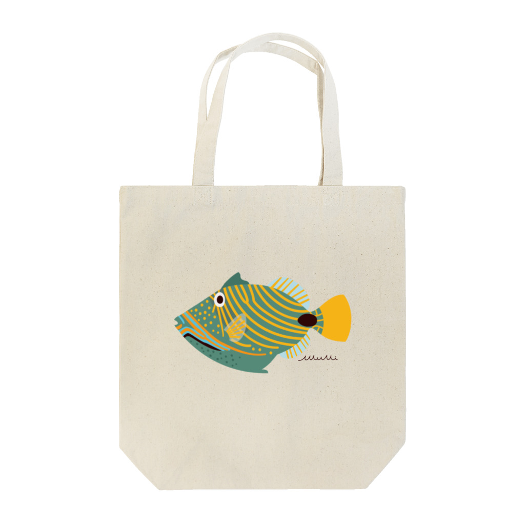 Astrio SUZURI店のクマドリちゃん Tote Bag