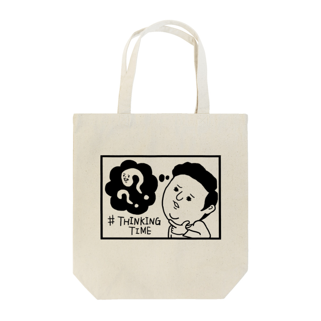 plum.jpのTHINKING TIME Tote Bag