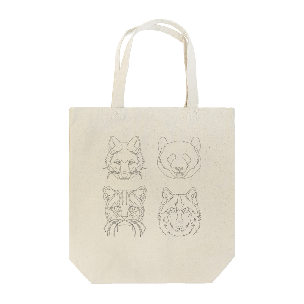 3out-firstの動物たち Tote Bag