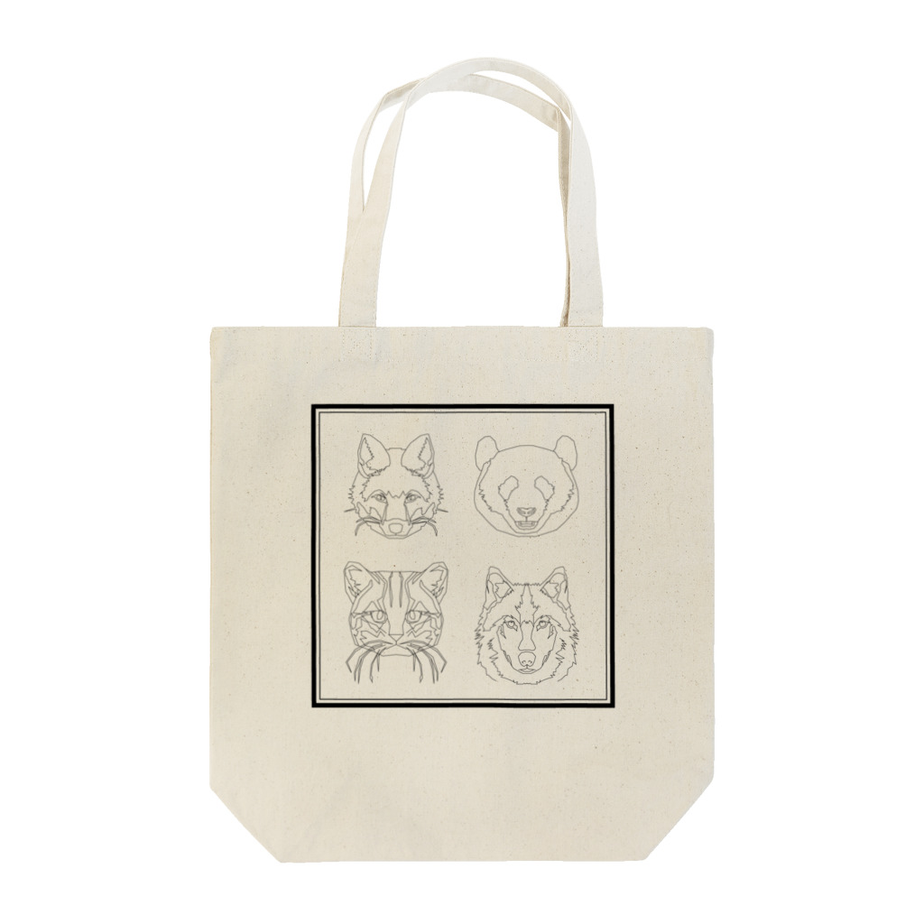 3out-firstの動物たち Tote Bag