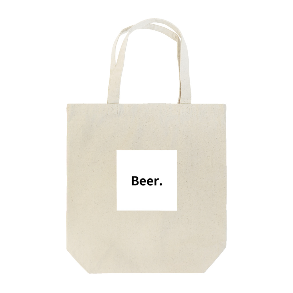Beer.のBeer. （ホワイト） Tote Bag