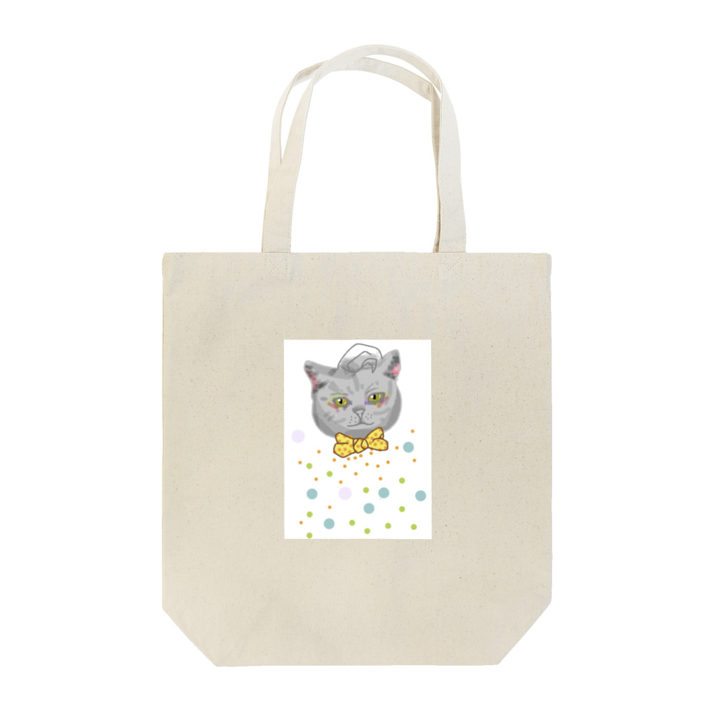 musochanのトラッド　ドット　キャット Tote Bag