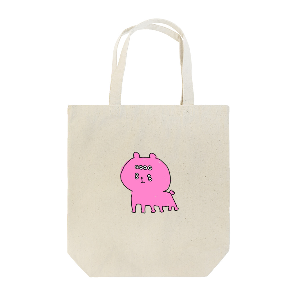 へなちょこしょっぷのもんすたーくまちゃん(ピンク) Tote Bag